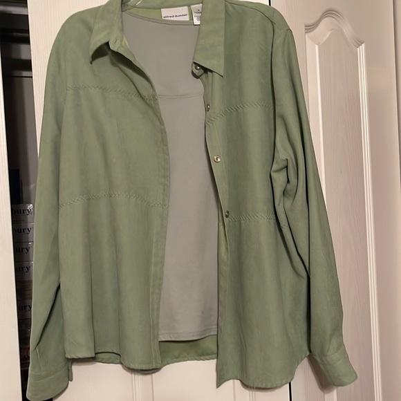 Mint green Blouse and matching shell - Picture 1 of 3